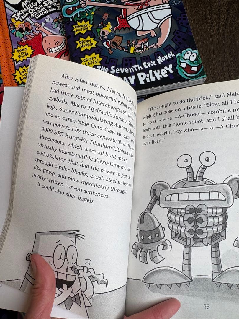 子供用洋書Captain Underpants,SpongeBob Comics