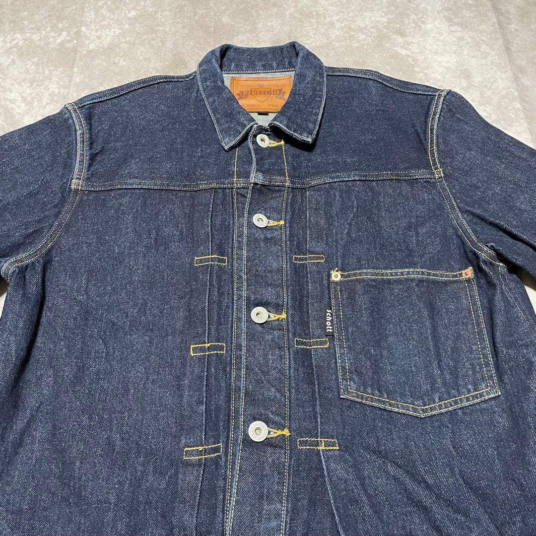 専用　　　希少・美品　ショット　schott　デニムジャケット　PERFECTO