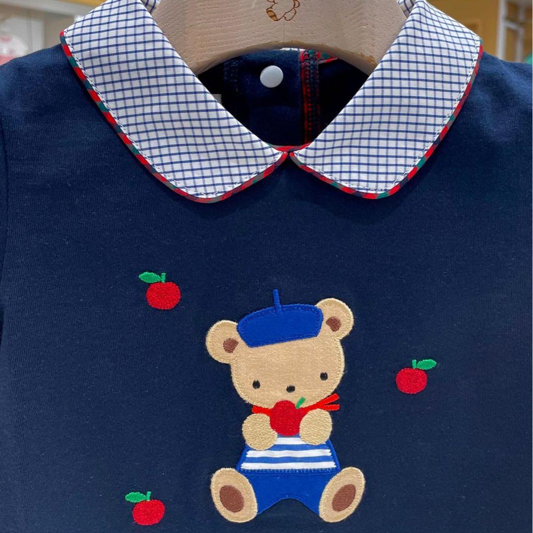 familiar ファミリア　襟付き半袖Tシャツ　90