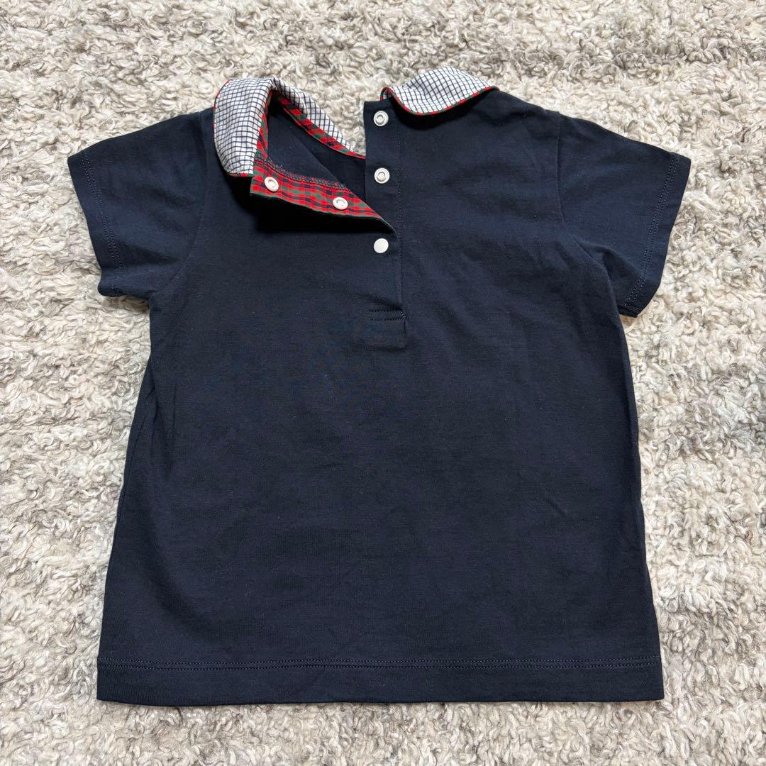 familiar ファミリア　襟付き半袖Tシャツ　90