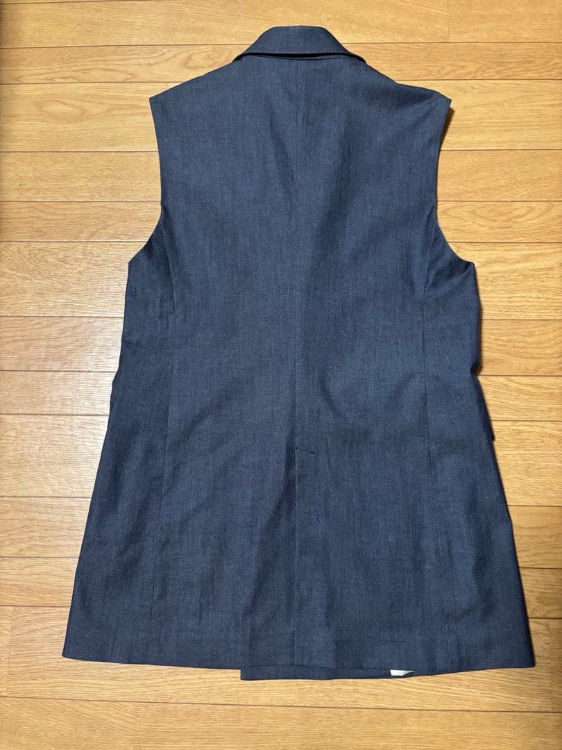 【美品】green label relaxingグリードシャンブレー ジレ