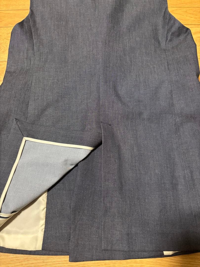 【美品】green label relaxingグリードシャンブレー ジレ