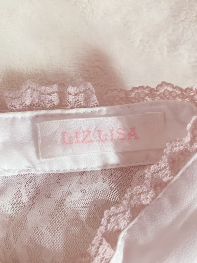 LIZ LISA レースフリル長袖ブラウス