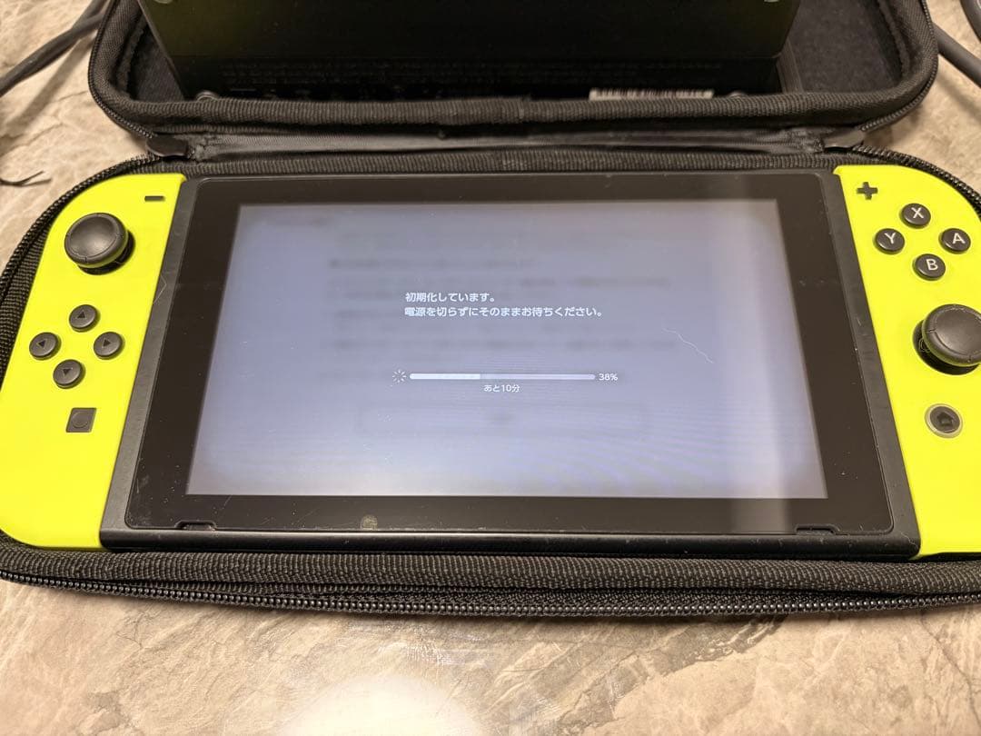 Nintendo Switch 本体 イエロー 充電器付き