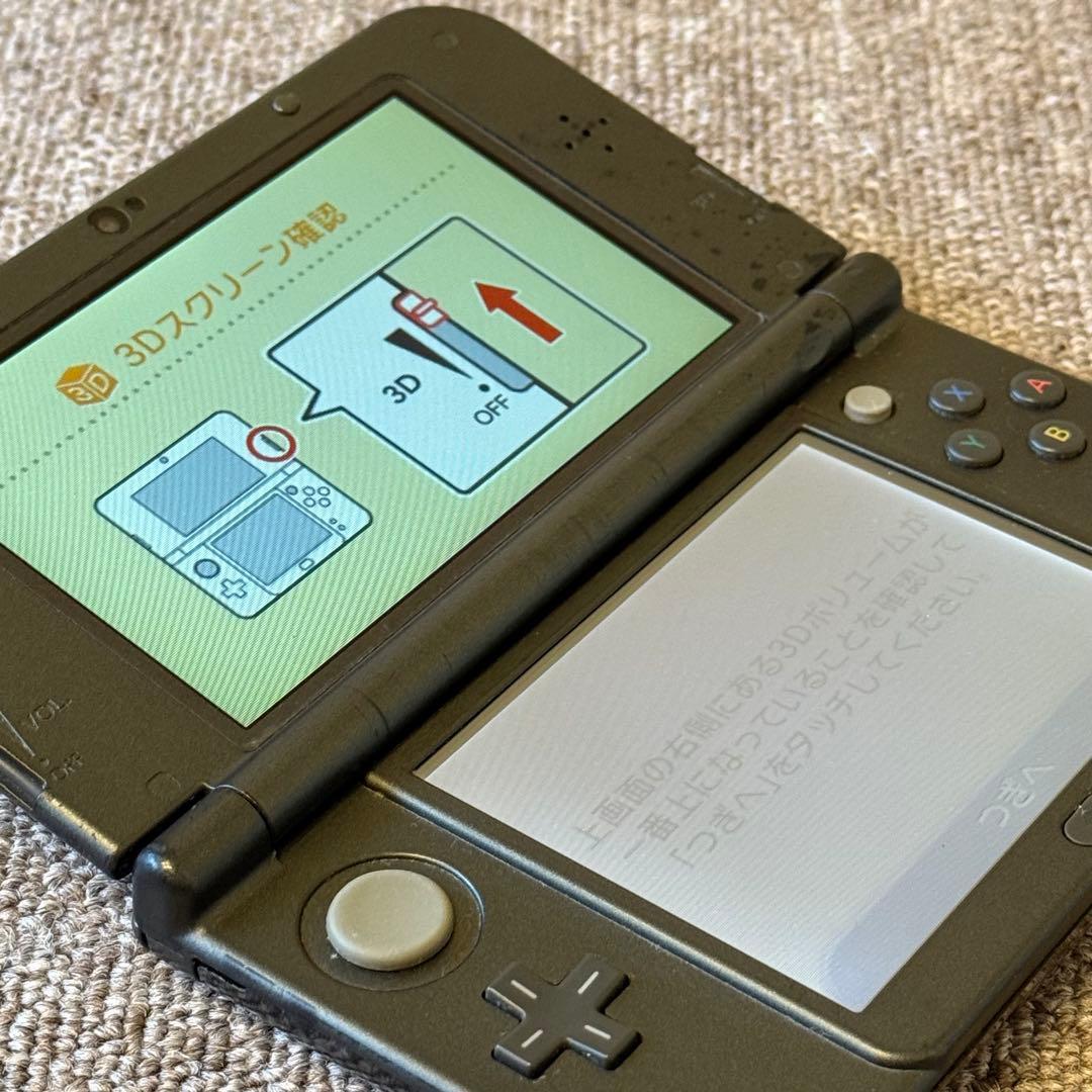 Newニンテンドー3DS LL メタリックブラック 上画面IPS搭載
