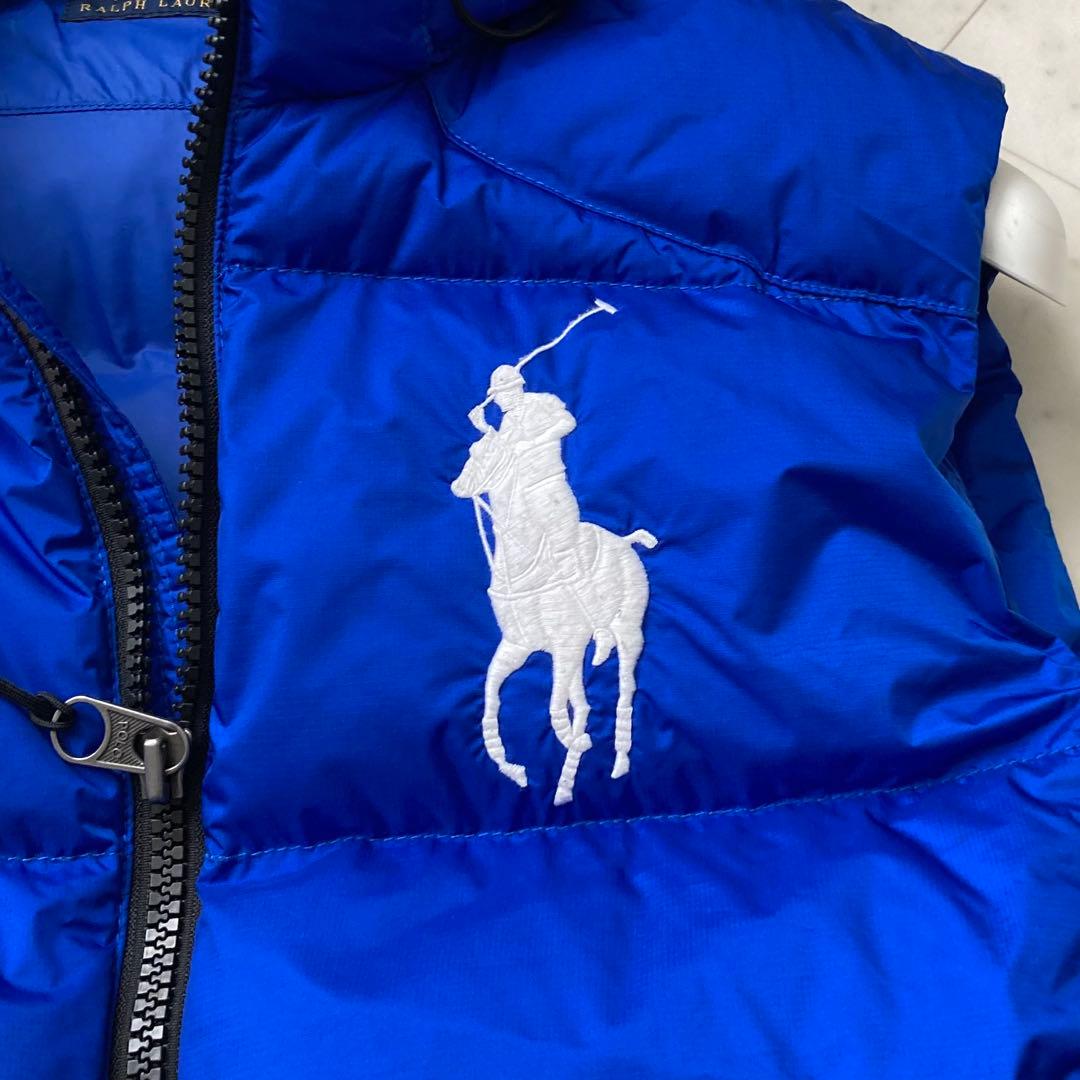 極美品 POLO RALPH LAUREN ダウンベスト ビッグポニー M