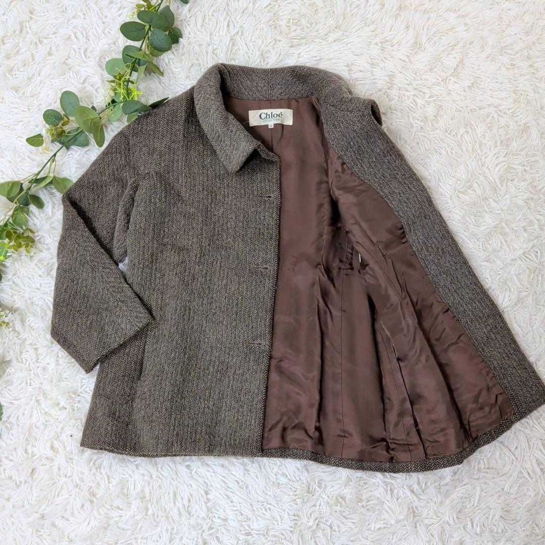 日本製❗️美品❗️【クロエ】Chloe collection ウールコート