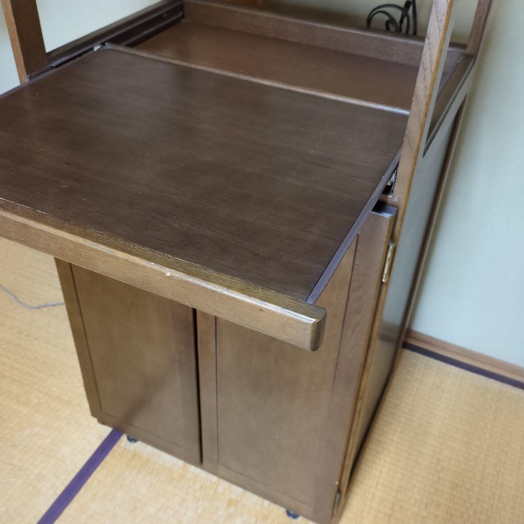 karimoku カリモク　キッチン収納　レンジ台　米びつ付き