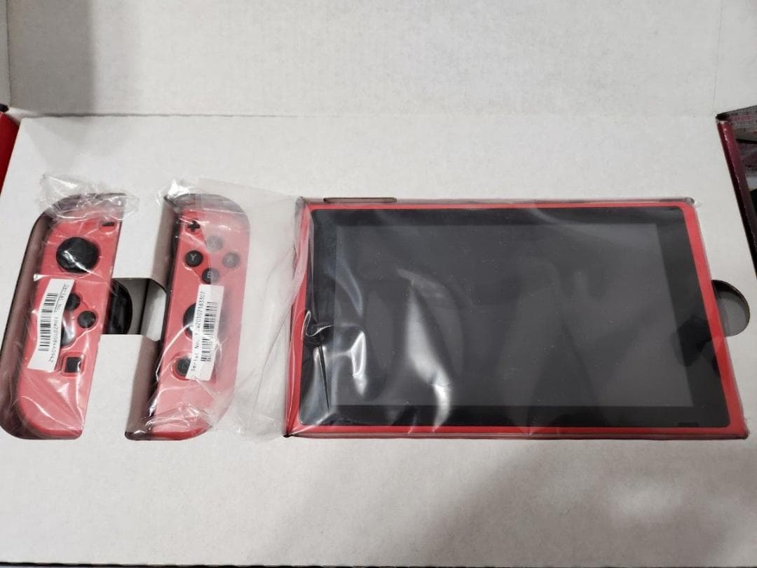 付属品完備 Nintendo Switch マリオレッド×ブルー セット