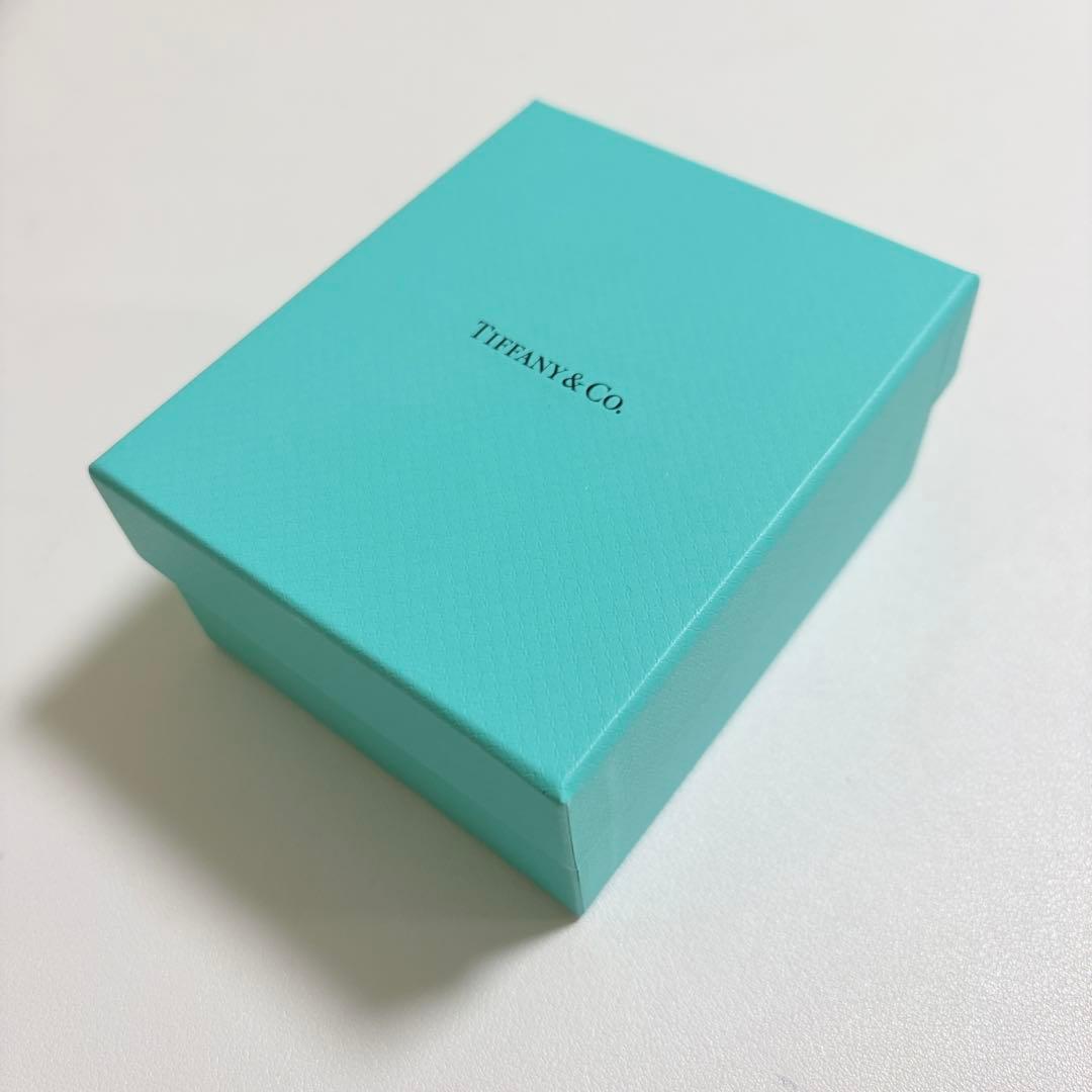 美品　ティファニー　ネックレスケース　空箱　リボン付き　ブルーボックス