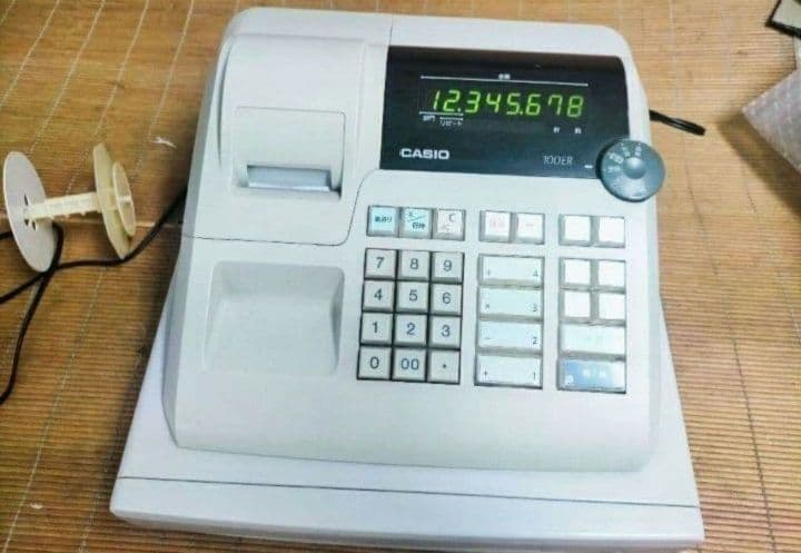 カシオレジスター　100ER　簡単便利特殊　送料込　260110