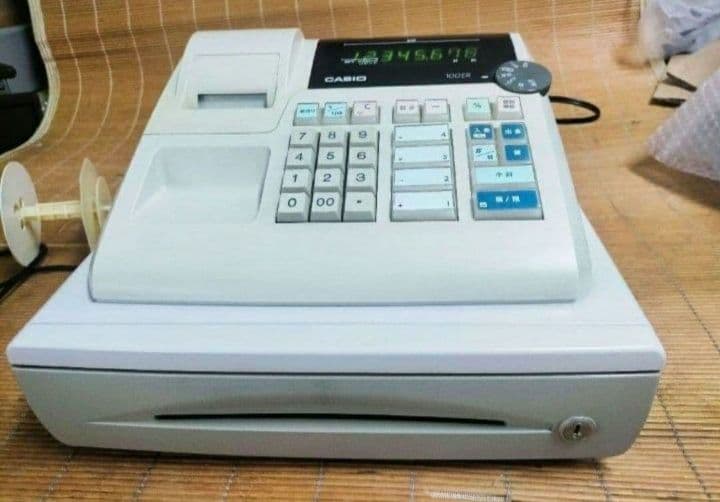 カシオレジスター　100ER　簡単便利特殊　送料込　260110