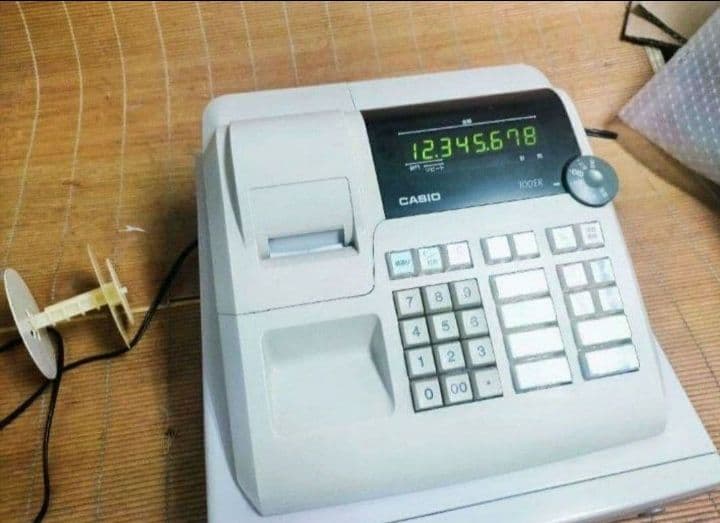 カシオレジスター　100ER　簡単便利特殊　送料込　260110