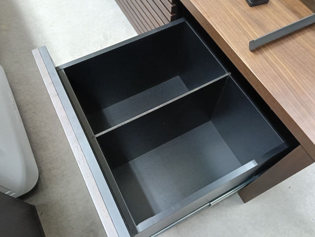 y　【美品】NITORI　ダークブラウン スラットデザイン テレビ台