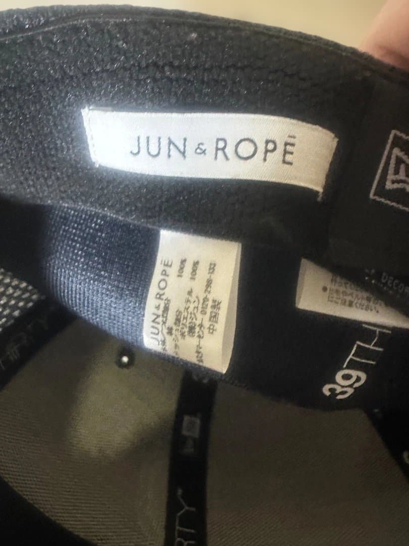JUN&ROPE' ネイビー キャップ