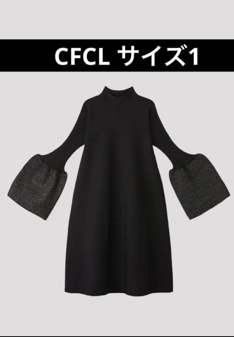 CFCL★グリッターワンピース★黒★USED