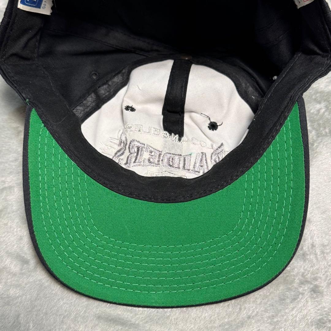80s LOS ANGELES RAIDERS キャップ つば裏緑 レイダース