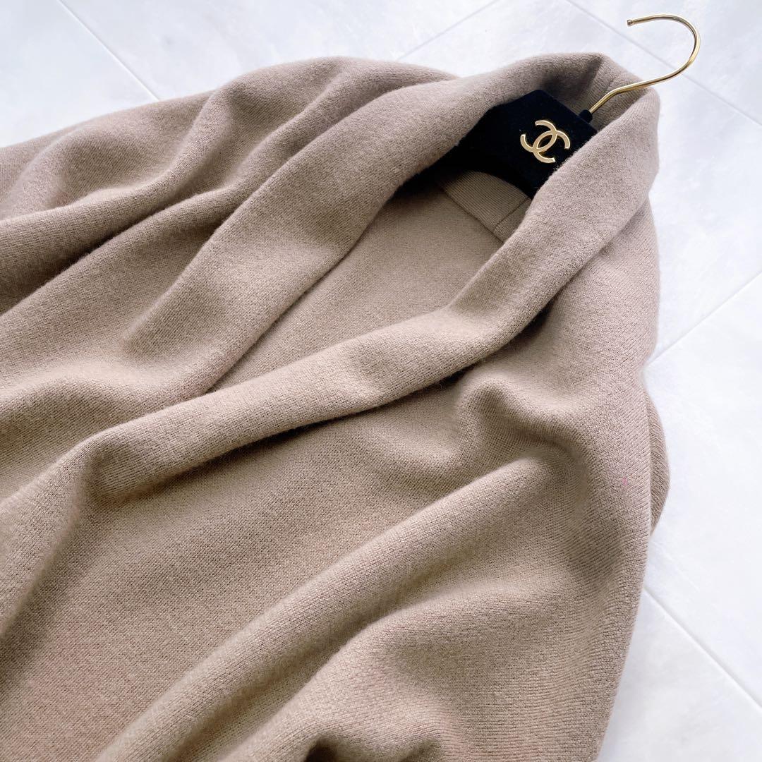 美品✨ミューズ ドゥーズィエムクラス スムースニットガウンコート F 日本製