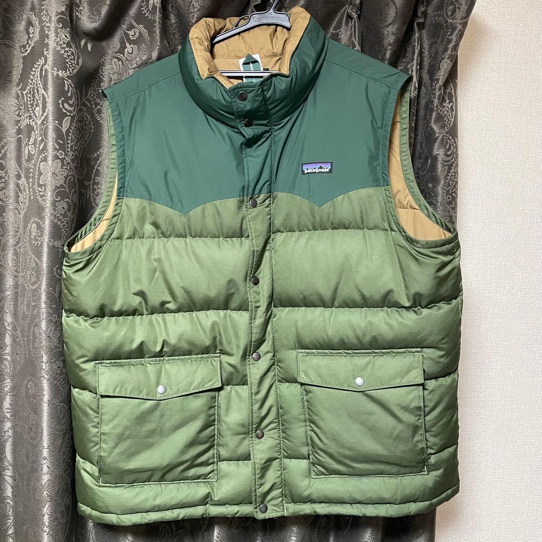 patagonia ダウンベスト XL グリーン