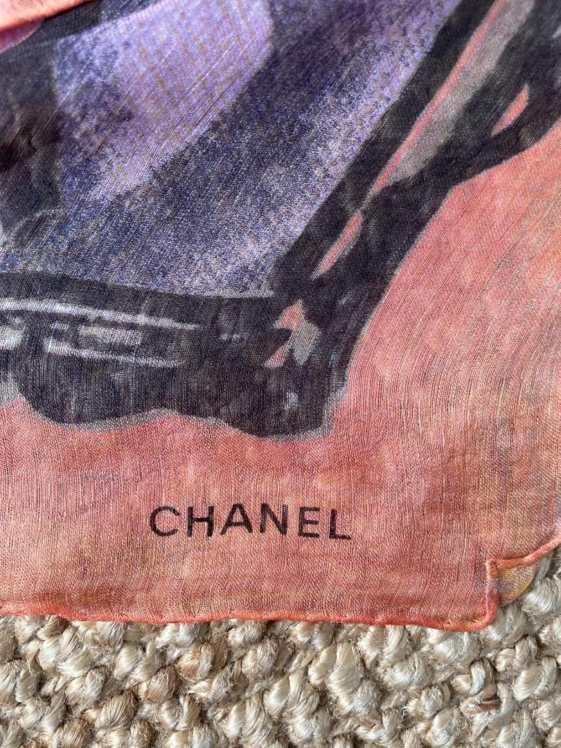 【❁⃘℘.】CHANEL シャネル　スカーフ 新品　90×90
