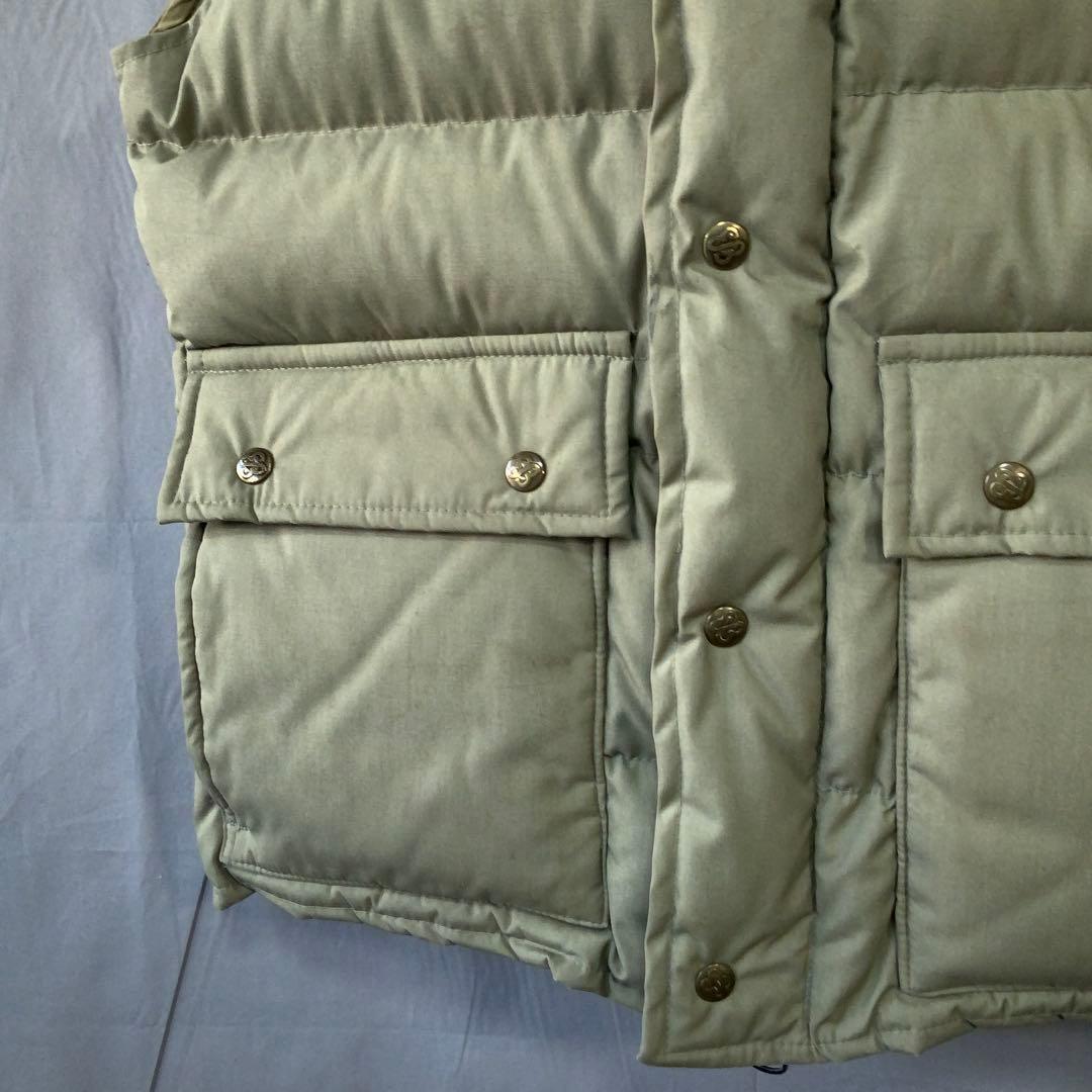 Eddie Bauer エディーバウアー 黒タグ ダウンベスト S カーキ