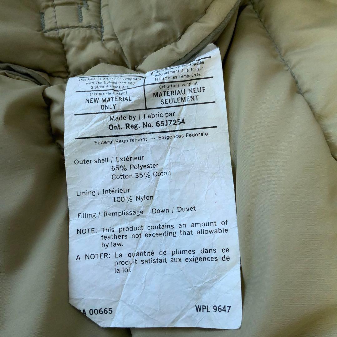 Eddie Bauer エディーバウアー 黒タグ ダウンベスト S カーキ