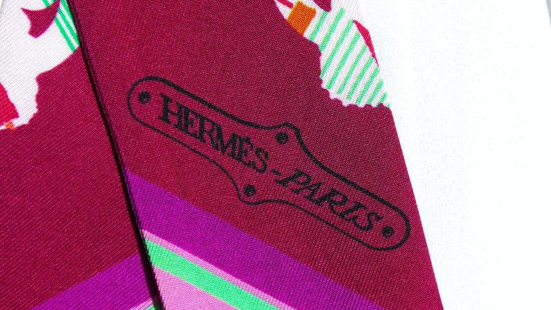 HERMES エルメス　スカーフ　ツイリー　D314