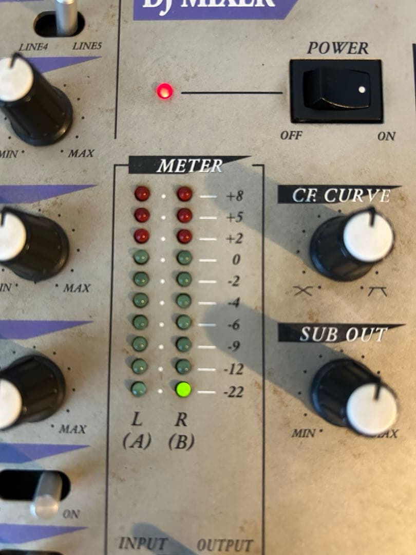 Audio Technica MX45 4ch 4チャンネルDJ MIXER