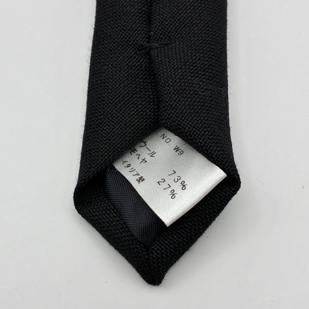 【美品】LARDINI + WOOSTAR ネクタイ ブラック