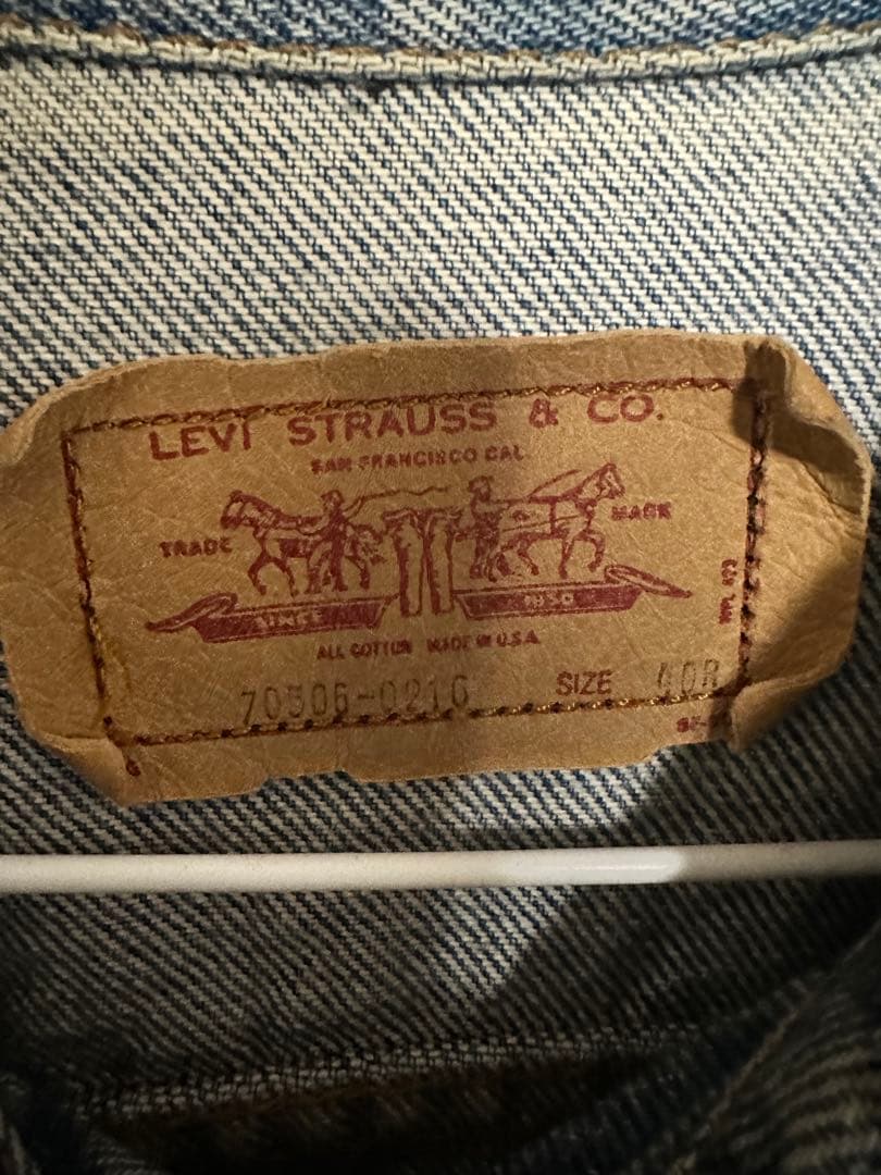 Levi's 70506-0216 デニムジャケット 80s〜90s