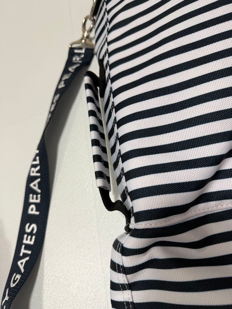 【新品タグ付き】PEARLY GATES ストライプゴルフバッグ