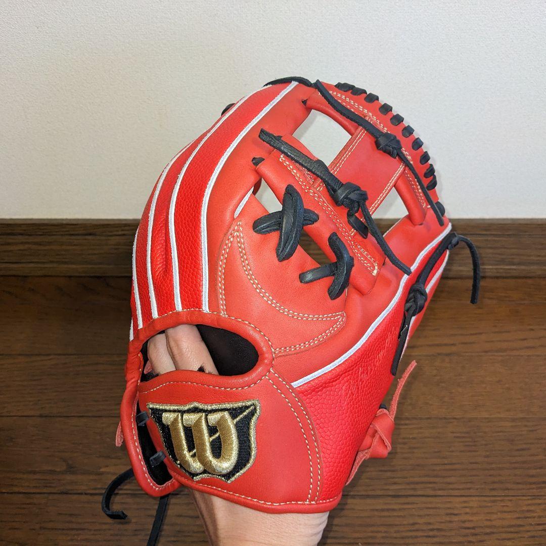極美品 ウィルソン Wilson D-MAX DUAL Jr. 87型 レッド