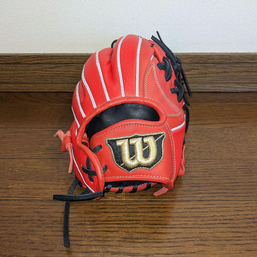 極美品 ウィルソン Wilson D-MAX DUAL Jr. 87型 レッド