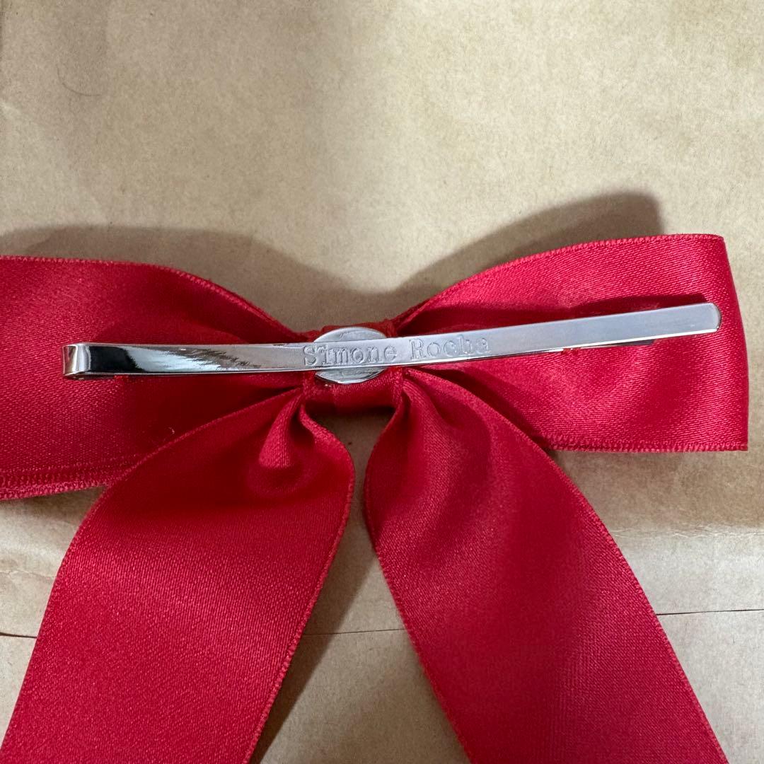 シモーネロシャ　 リボンバレッタ