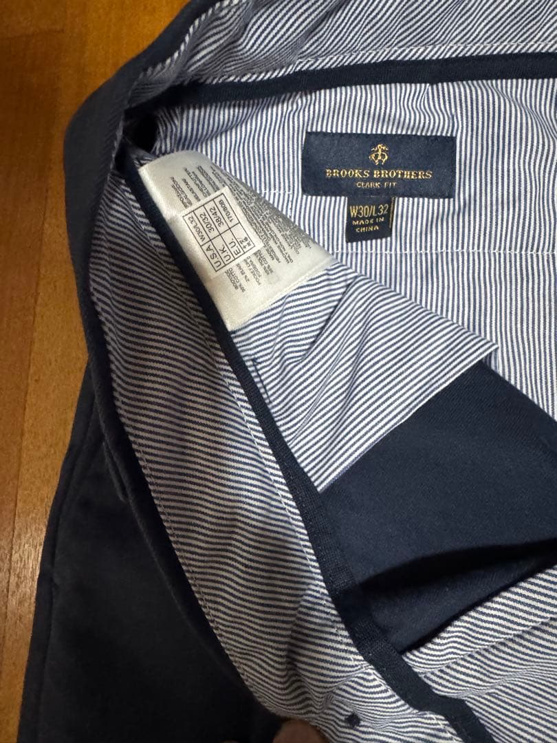 BROOKS BROTHERS ネイビー パンツ W30 L32