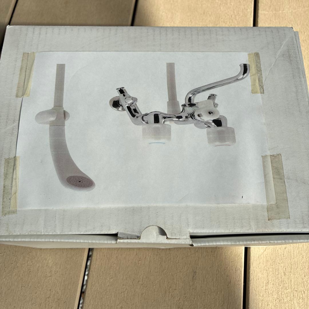 新品未使用　カクダイ　2ハンドルシャワー混合栓　1395S