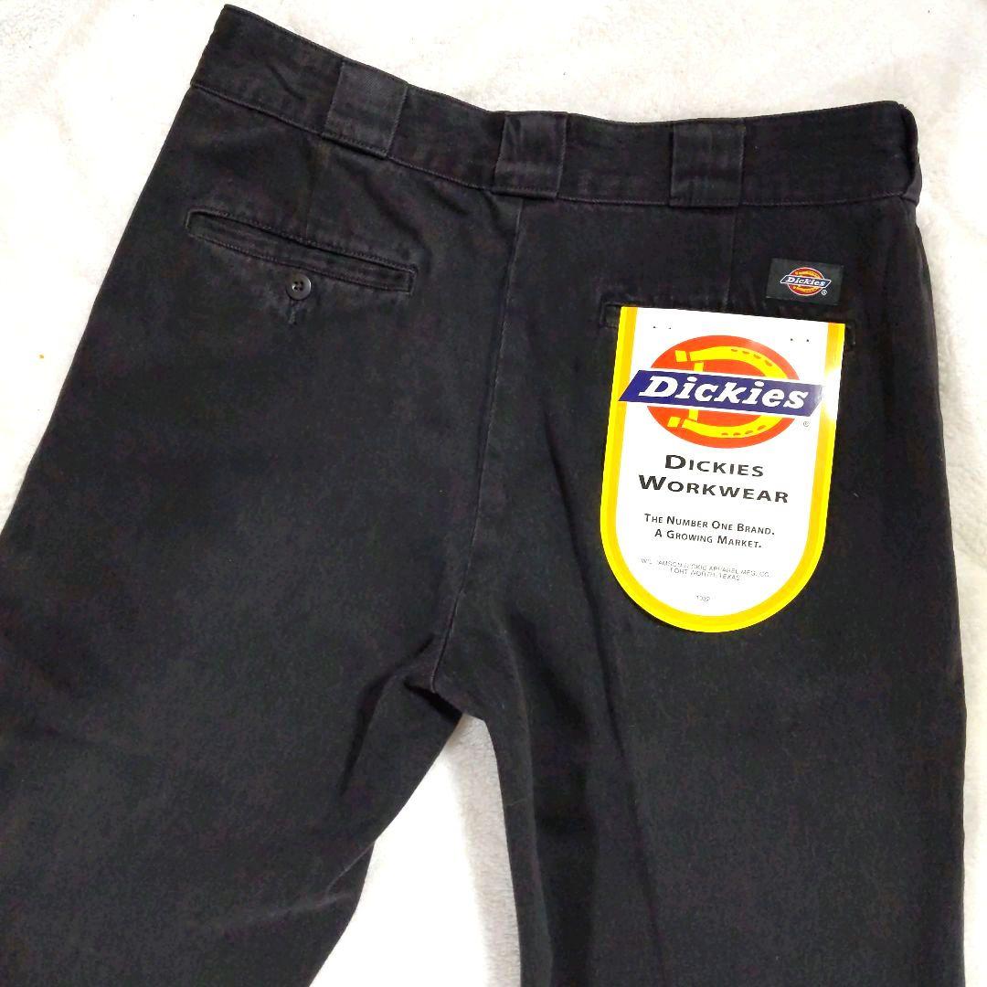 ​【新品】Dickies ディッキーズ 874 W34 製品染め ブラック