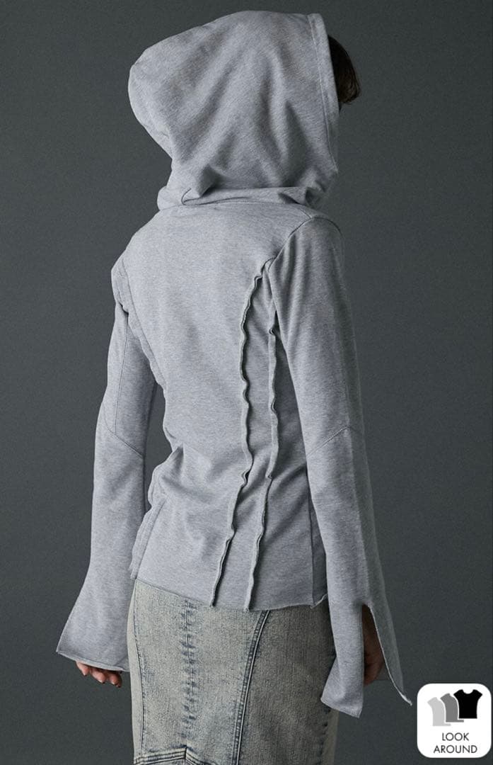 プランクプロジェクト　ドレープフーディトップス　美品