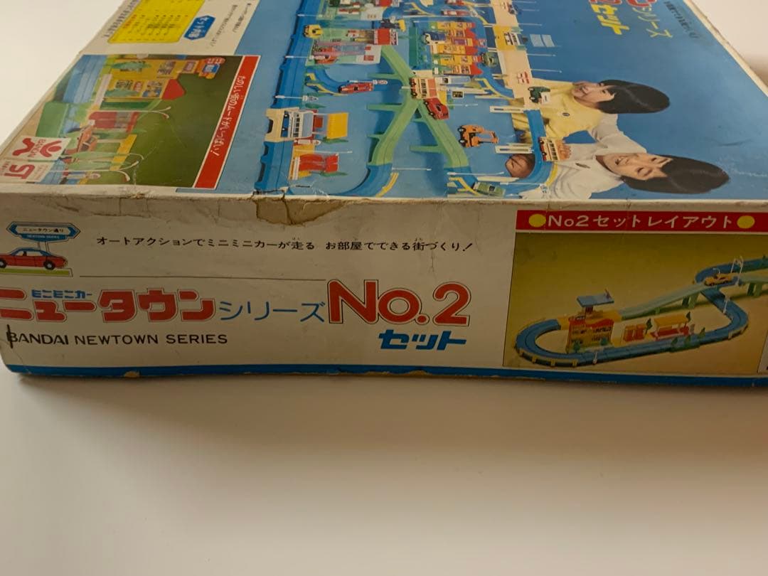 旧バンダイ ミニミニカー ニュータウンシリーズ No.2セット 昭和レトロ