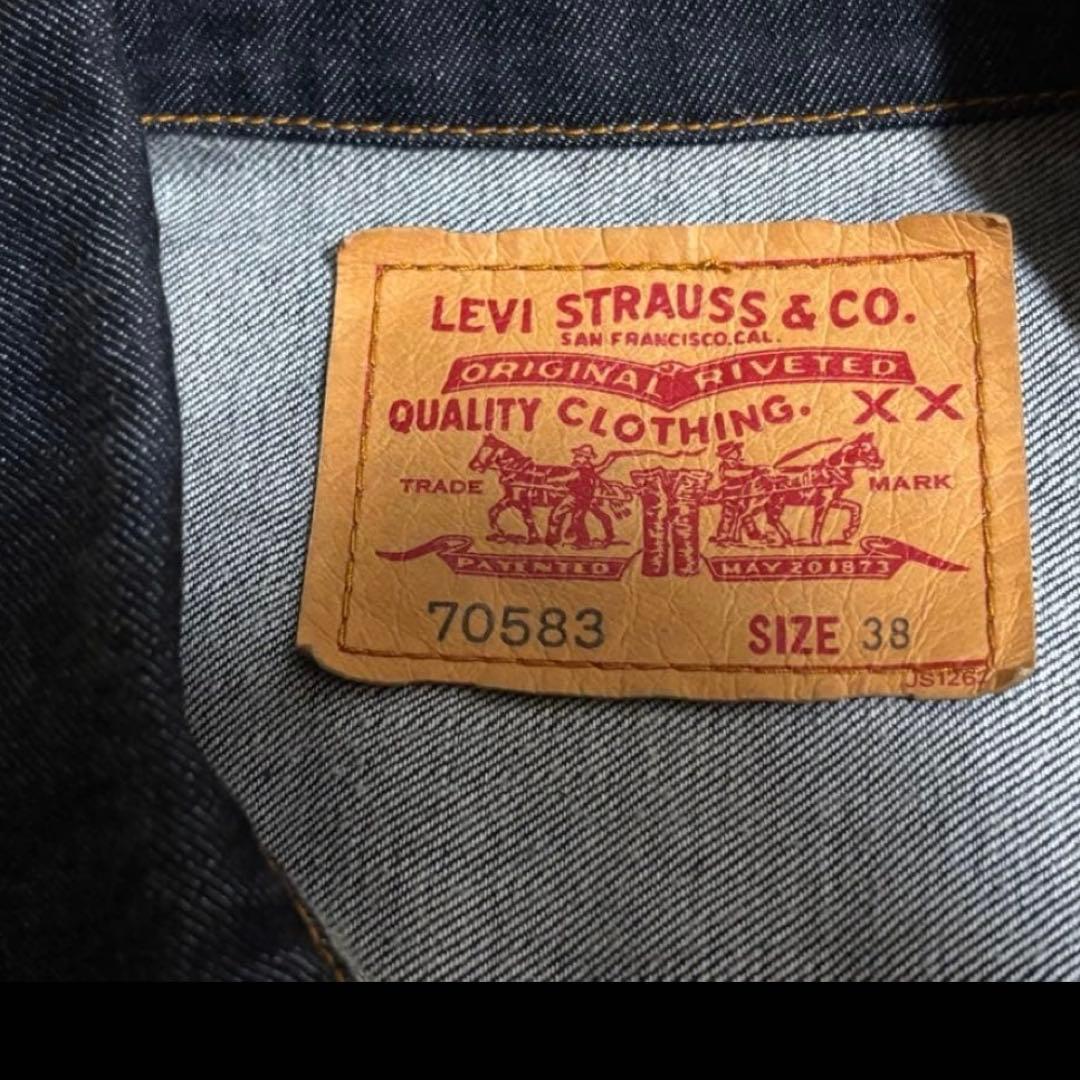 希少 00s Levi's 70583-001 1st デニムジャケット38