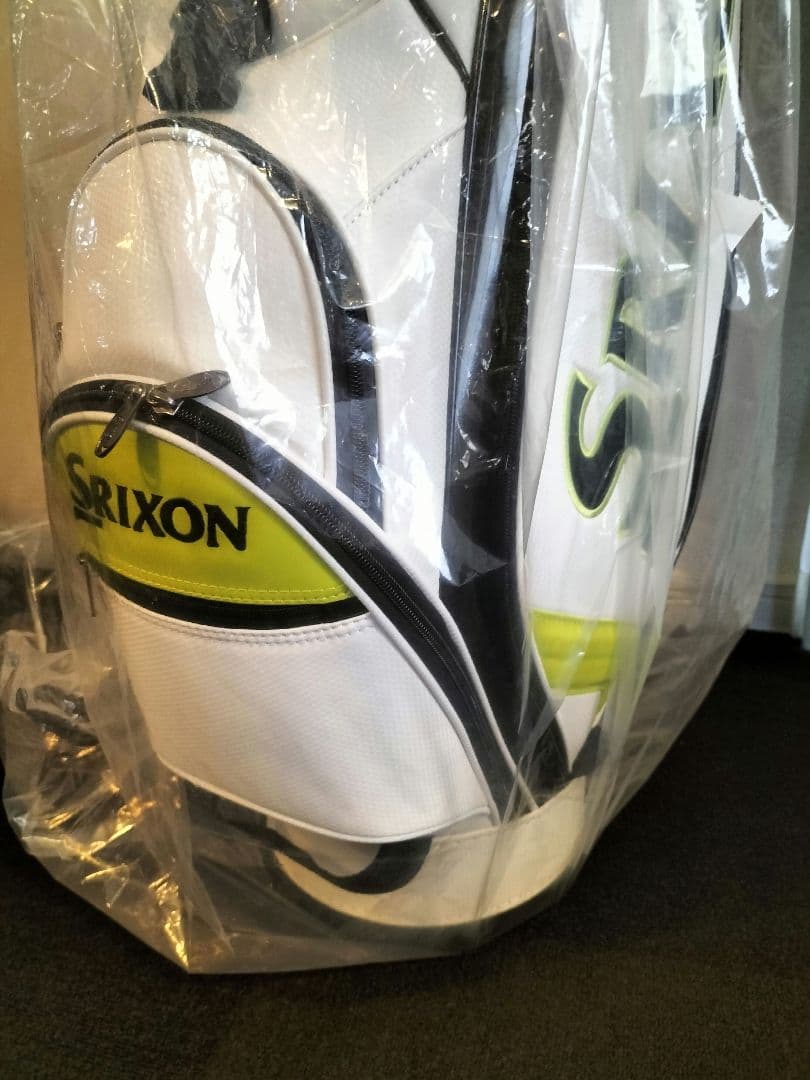 Srixon キャディバッグ ホワイト/イエロー GGC-S166 新品　未使用