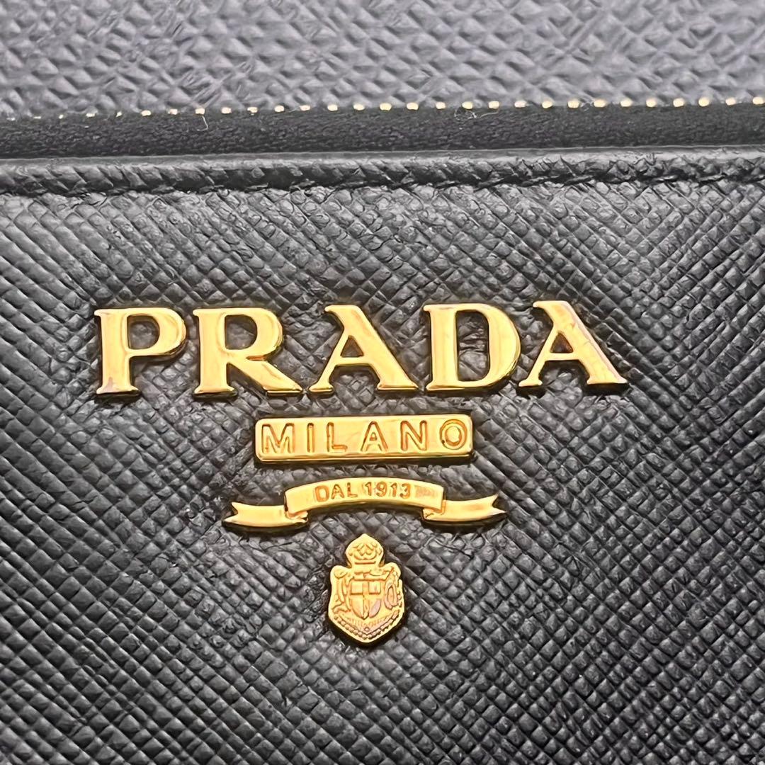 プラダ PRADA サフィアーノ キーリング付 ケース 箱付0125-⑤