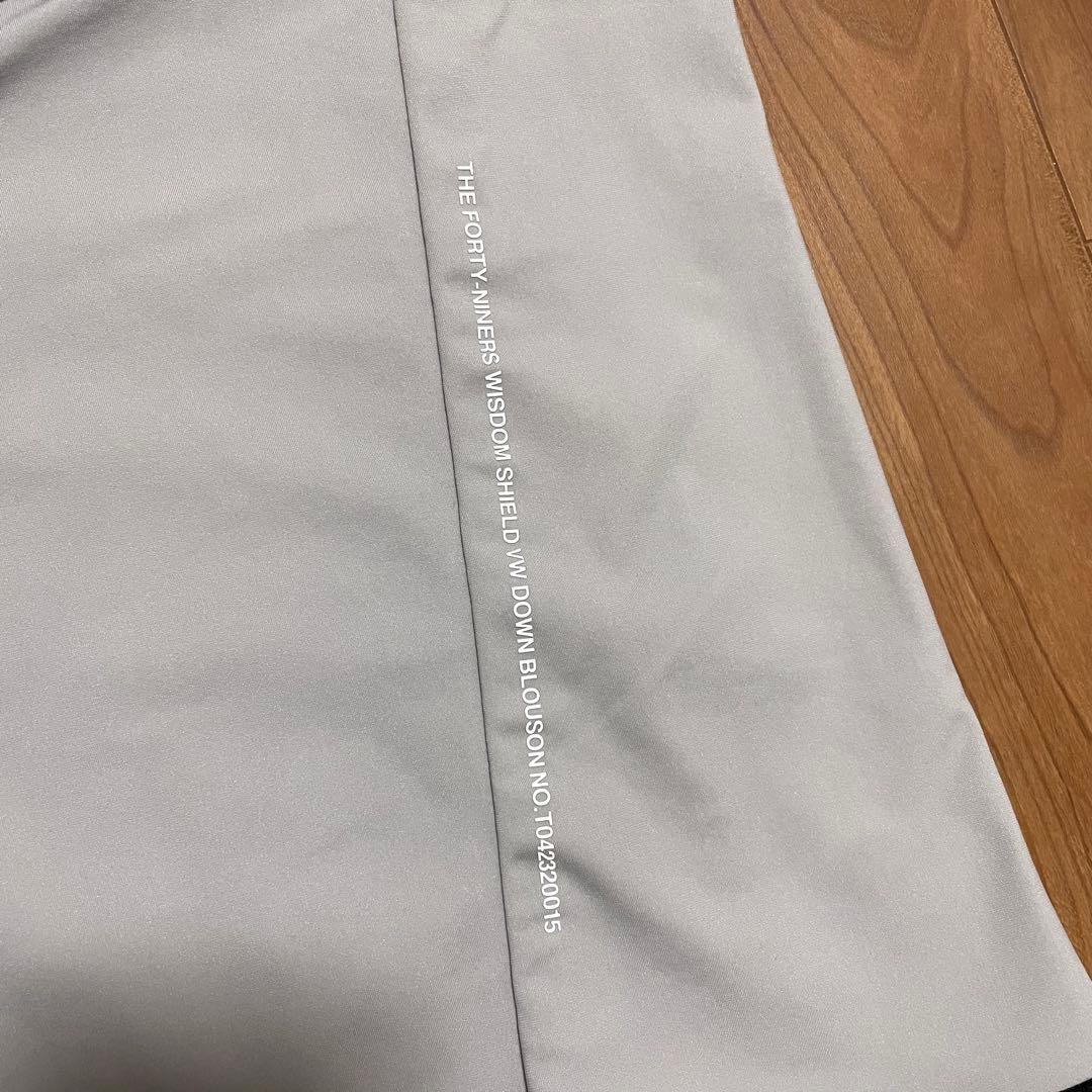 新品未使用タグ付き　定価5.3万　TFW49 ダウンブルゾン　グレー　L ゴルフ
