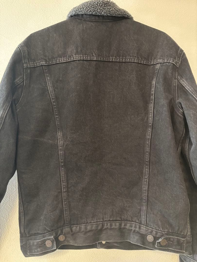 Levi's ボアブラックデニムジャケット
