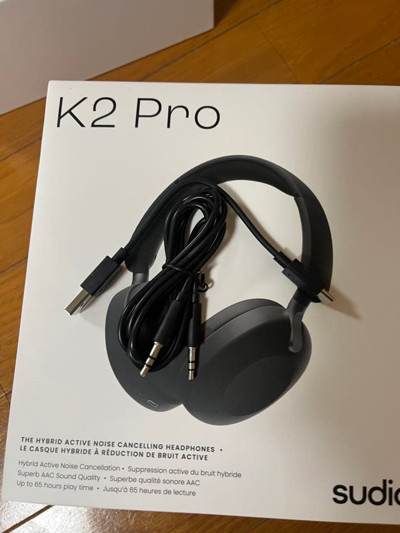 sudio K2 Pro ワイヤレスヘッドホン ブラック