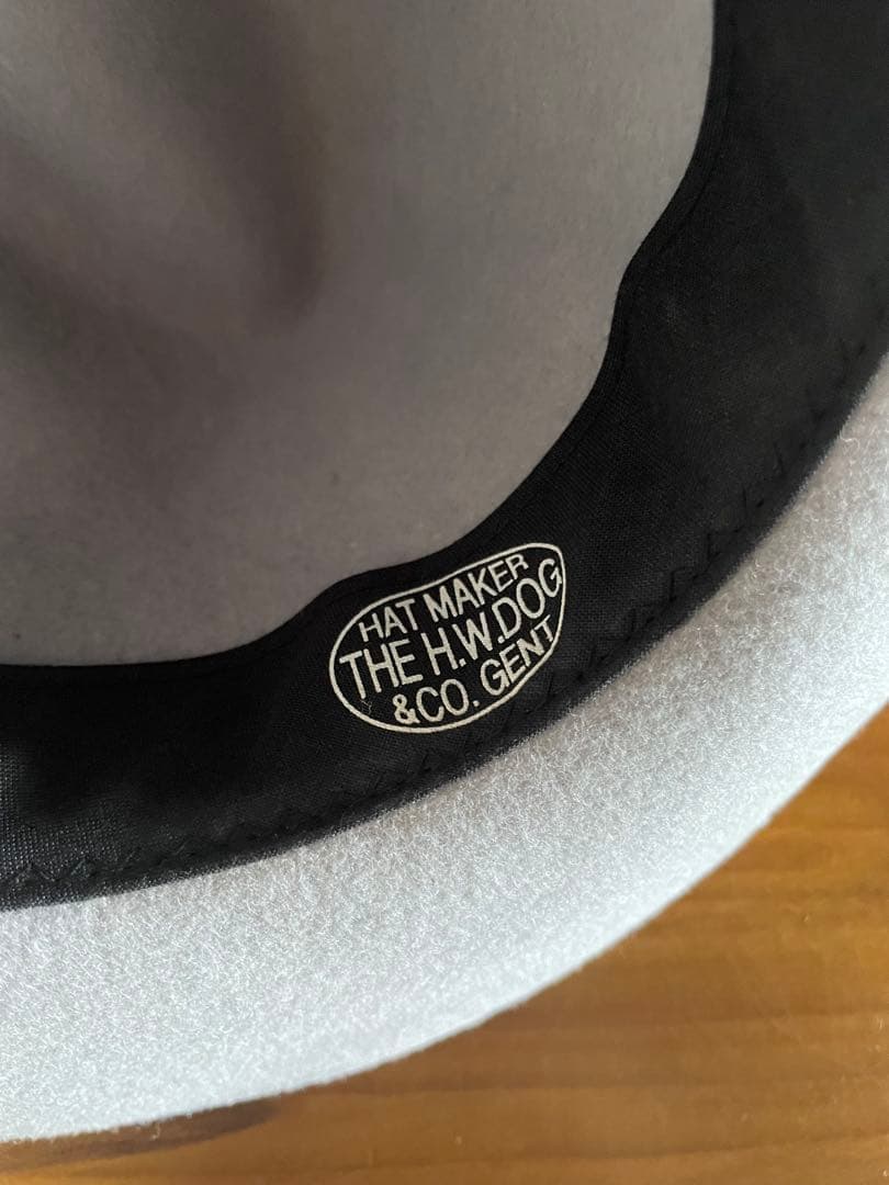 THE H.W.DOG & CO. ウールハット グレー 38