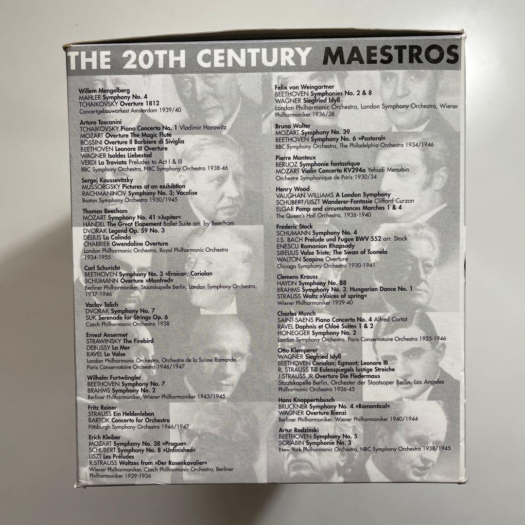クラシック THE 20th CENTURY MAESTROS 40CD Box