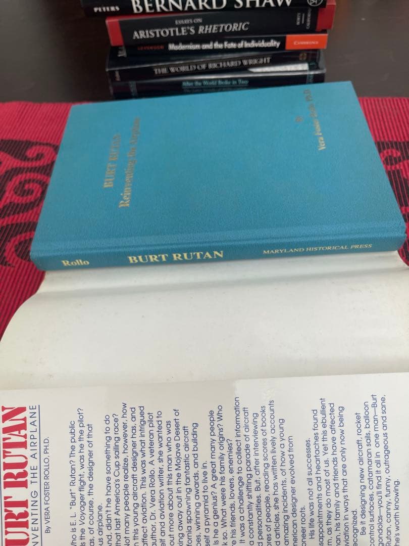洋書 Burt Rutan: Reinventing the Airplane