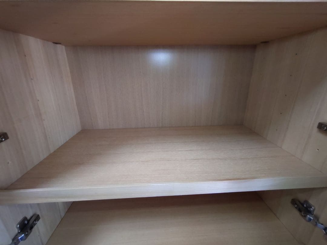 【無印良品】木製ガラス扉付きキャビネット