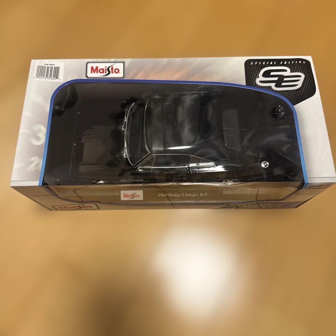 ダッジチャージャーR/T 黒 maisto 1969 Dodge Charger